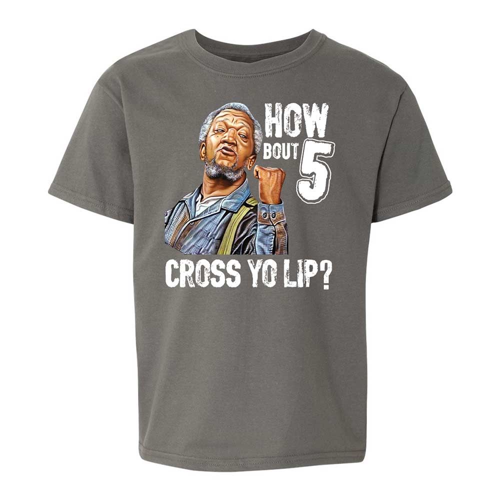 How bout 5 cross yo lip - Charcoal - 11
