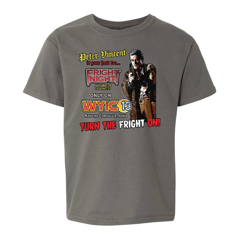 Peter Vincent Fright horror night cult - Charcoal - 11
