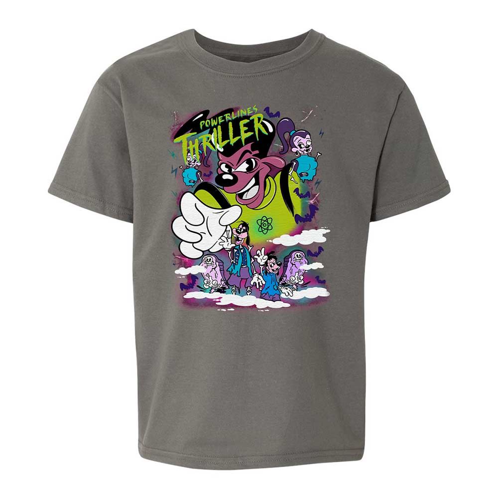 Vintage Pop Cartoon Horror Mashup - Charcoal - 11