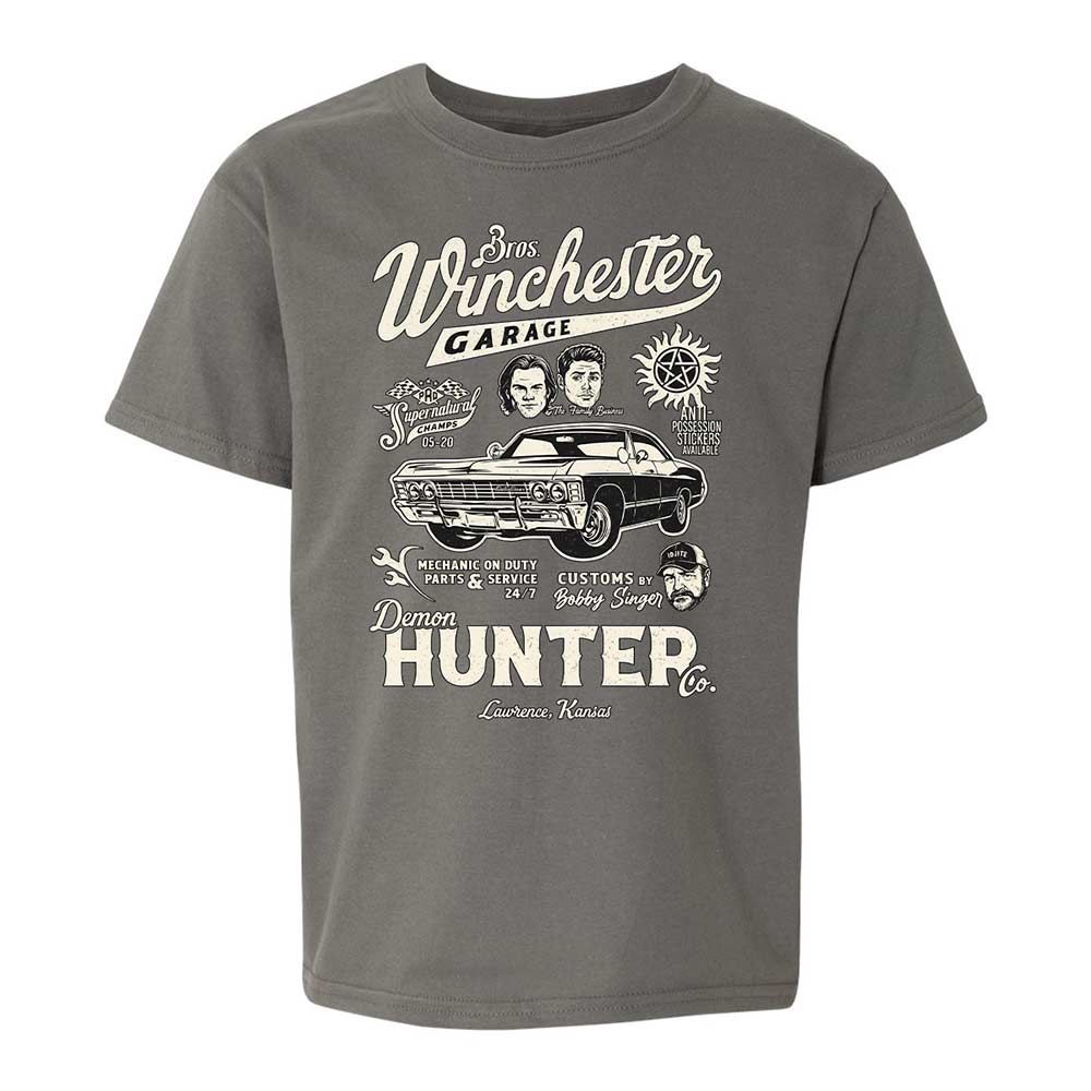 Kids T-Shirt - G9L8YTZV - Charcoal - 11