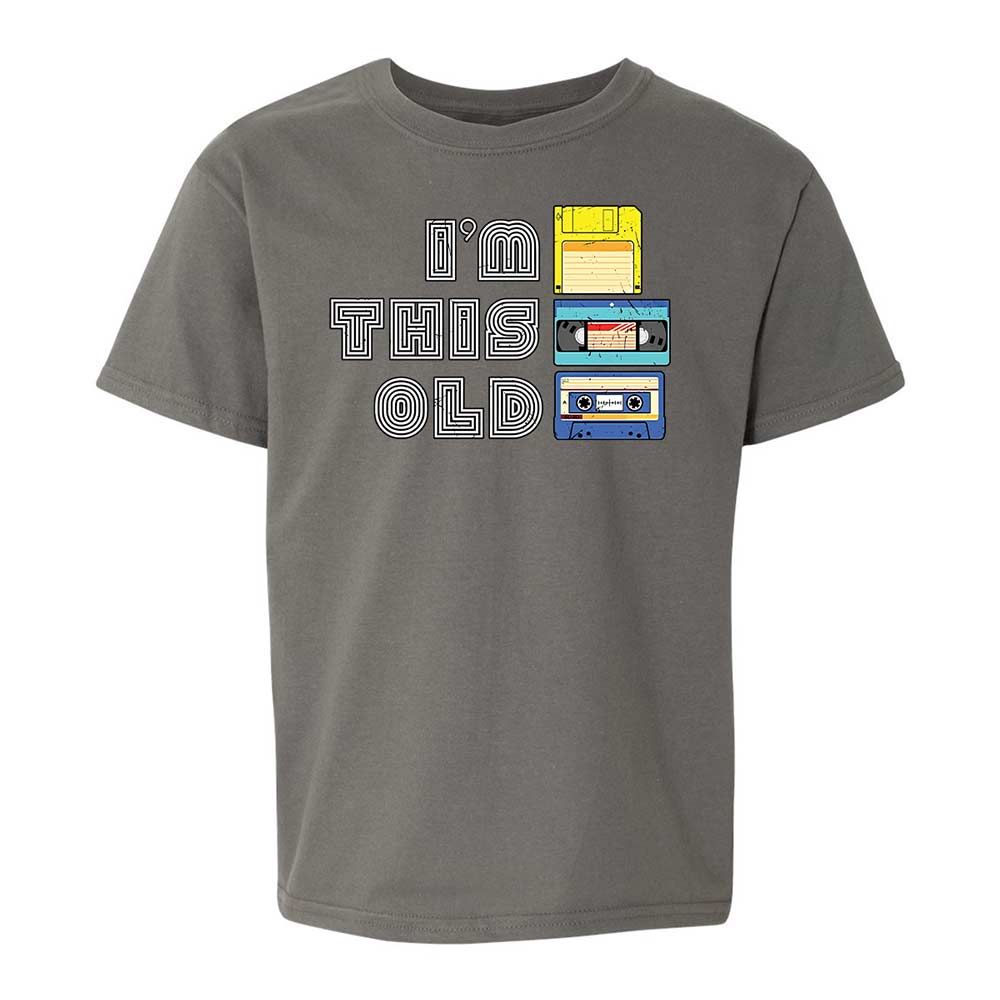 Kids T-Shirt - Black - Charcoal - 11