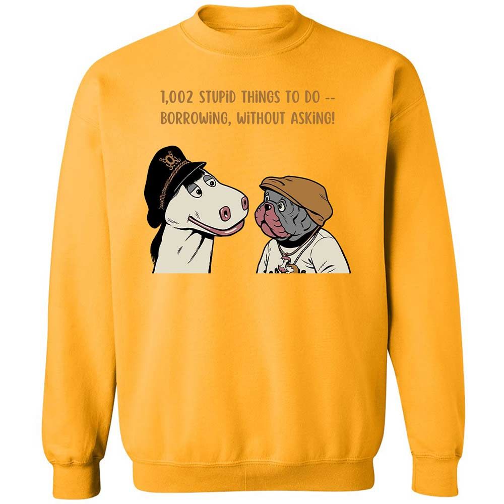 Classic Unisex Sweatshirt - 5D7UQFTZ - Gold - 11