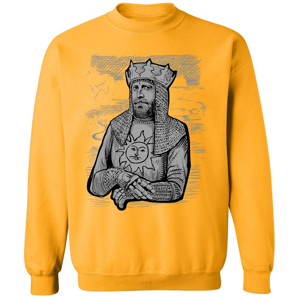 Classic Unisex Sweatshirt - JSMXGGSF - Gold - 11