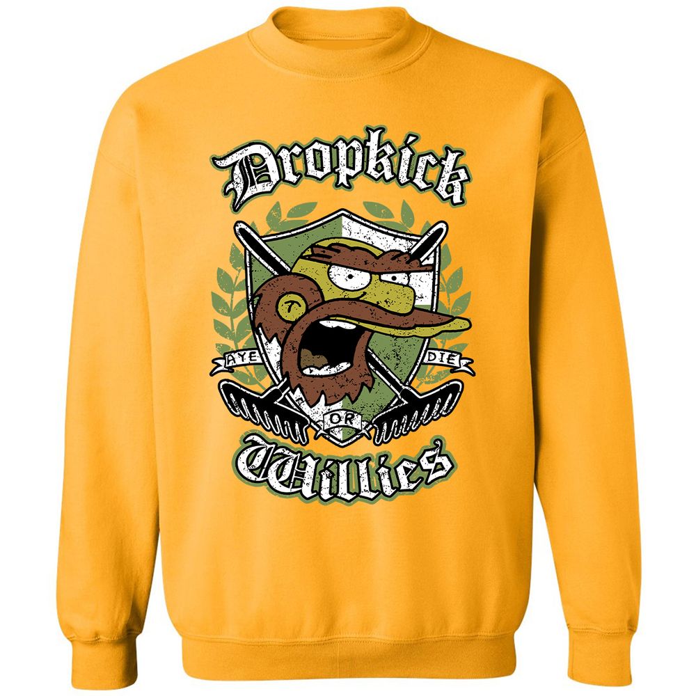 Classic Unisex Sweatshirt - E81WXL9U - Gold - 11