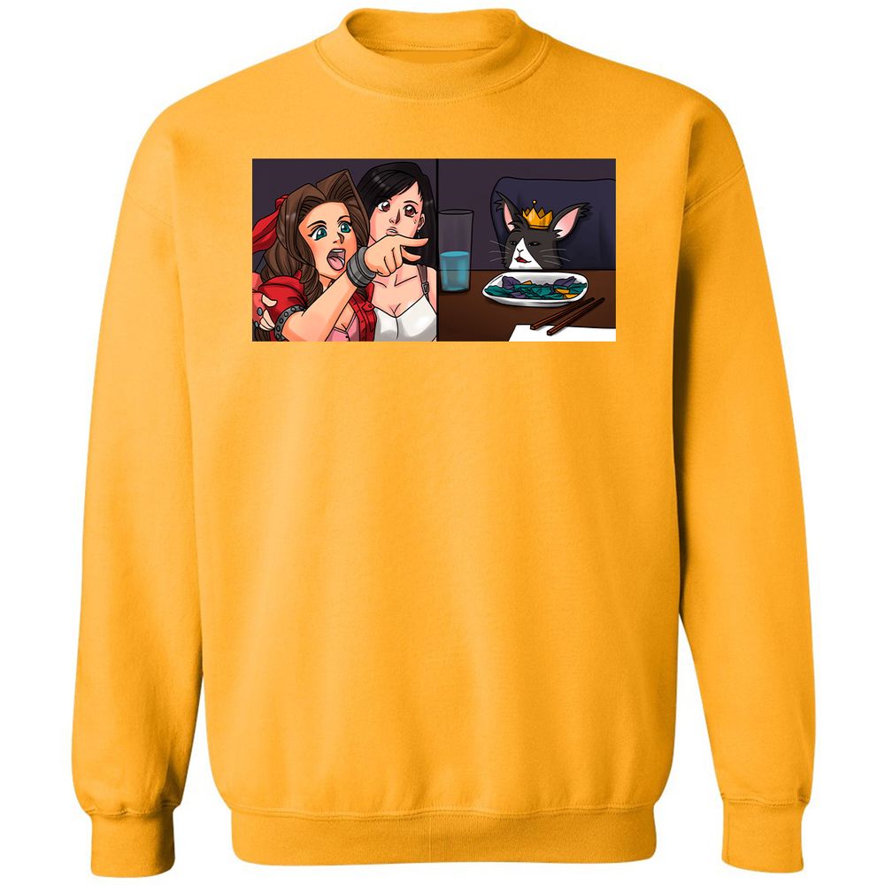 Classic Unisex Sweatshirt - Y73JJ5EH - Gold - 11