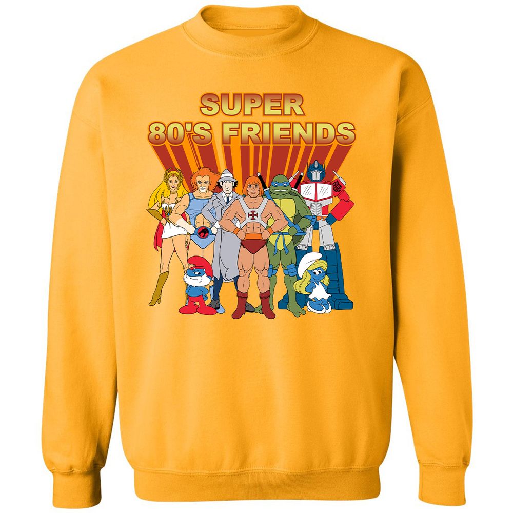 Classic Unisex Sweatshirt - NL9ZXZ9N - Gold - 11