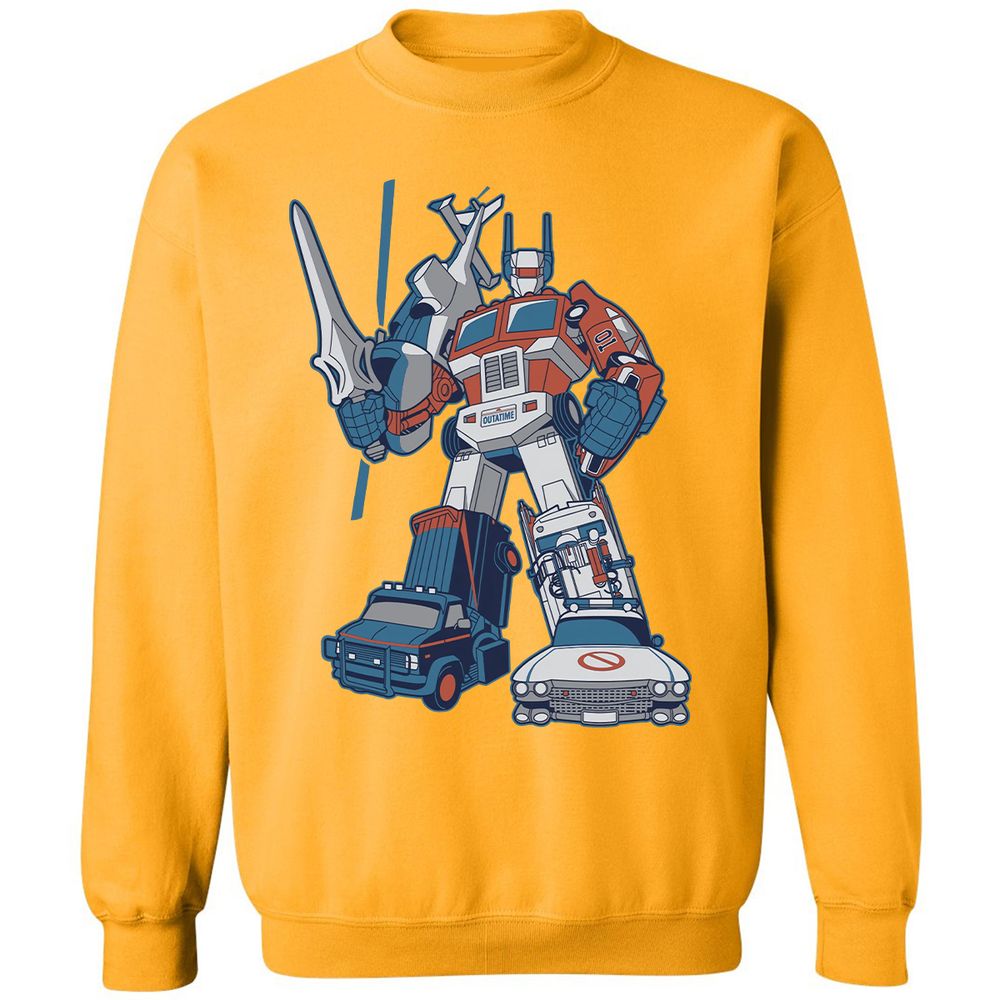 Classic Unisex Sweatshirt - KFD9HWFJ - Gold - 11