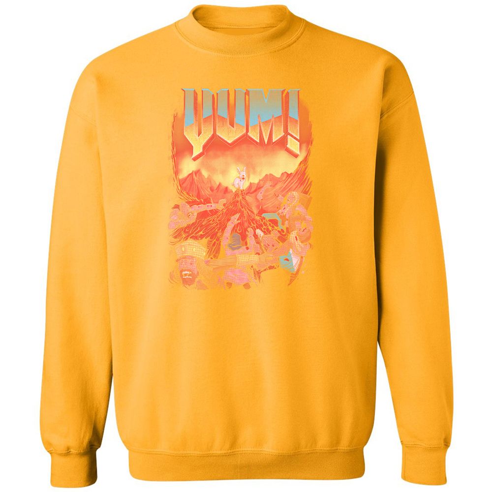 Classic Unisex Sweatshirt - P3MK43QB - Gold - 11