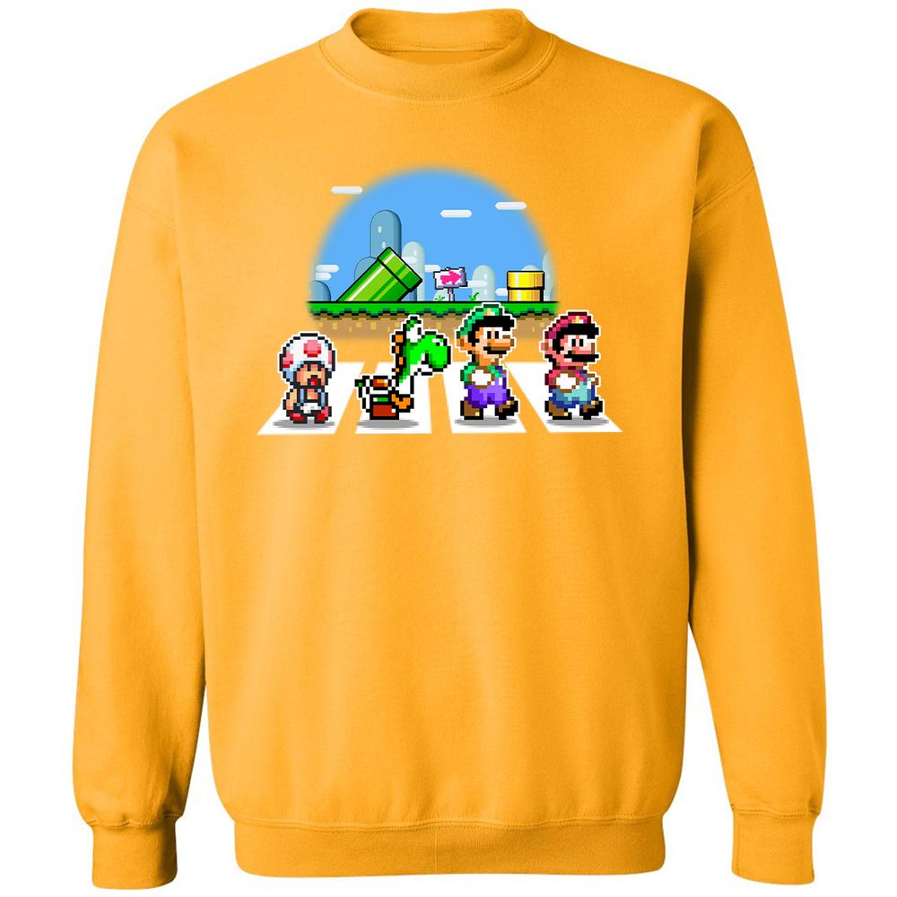 Classic Unisex Sweatshirt - K5YFV69U - Gold - 11