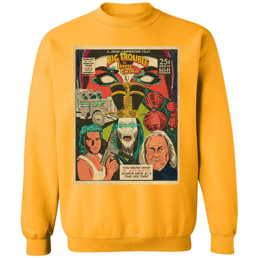 Classic Unisex Sweatshirt - H5BP6EF5 - Gold - 11