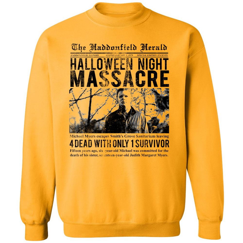 Classic Unisex Sweatshirt - NPATS9QP - Gold - 11