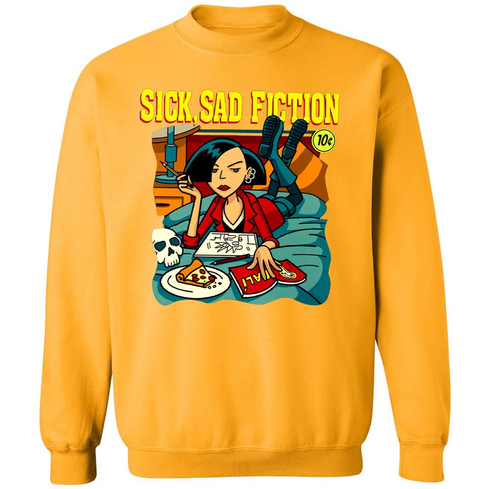 Classic Unisex Sweatshirt - E75WNK7K - Gold - 11