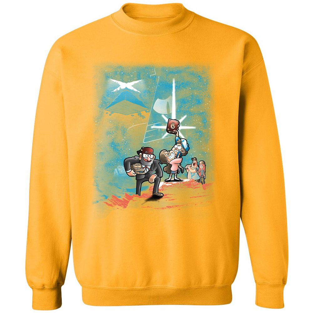 Classic Unisex Sweatshirt - FKL7R4KE - Gold - 11