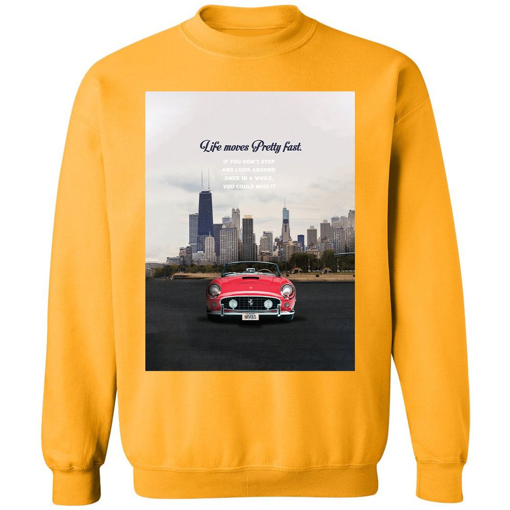 Classic Unisex Sweatshirt - C4GW81LN - Gold - 11