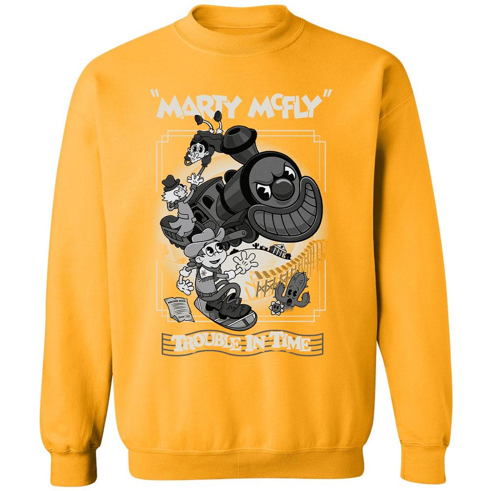 Classic Unisex Sweatshirt - 73K7ZD7W - Gold - 11