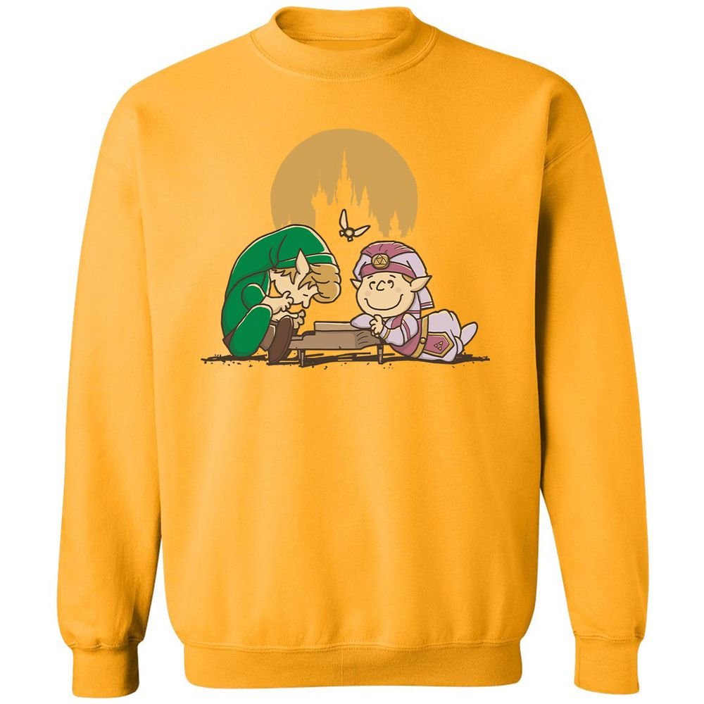 Classic Unisex Sweatshirt - XBLG8L3Y - Gold - 11