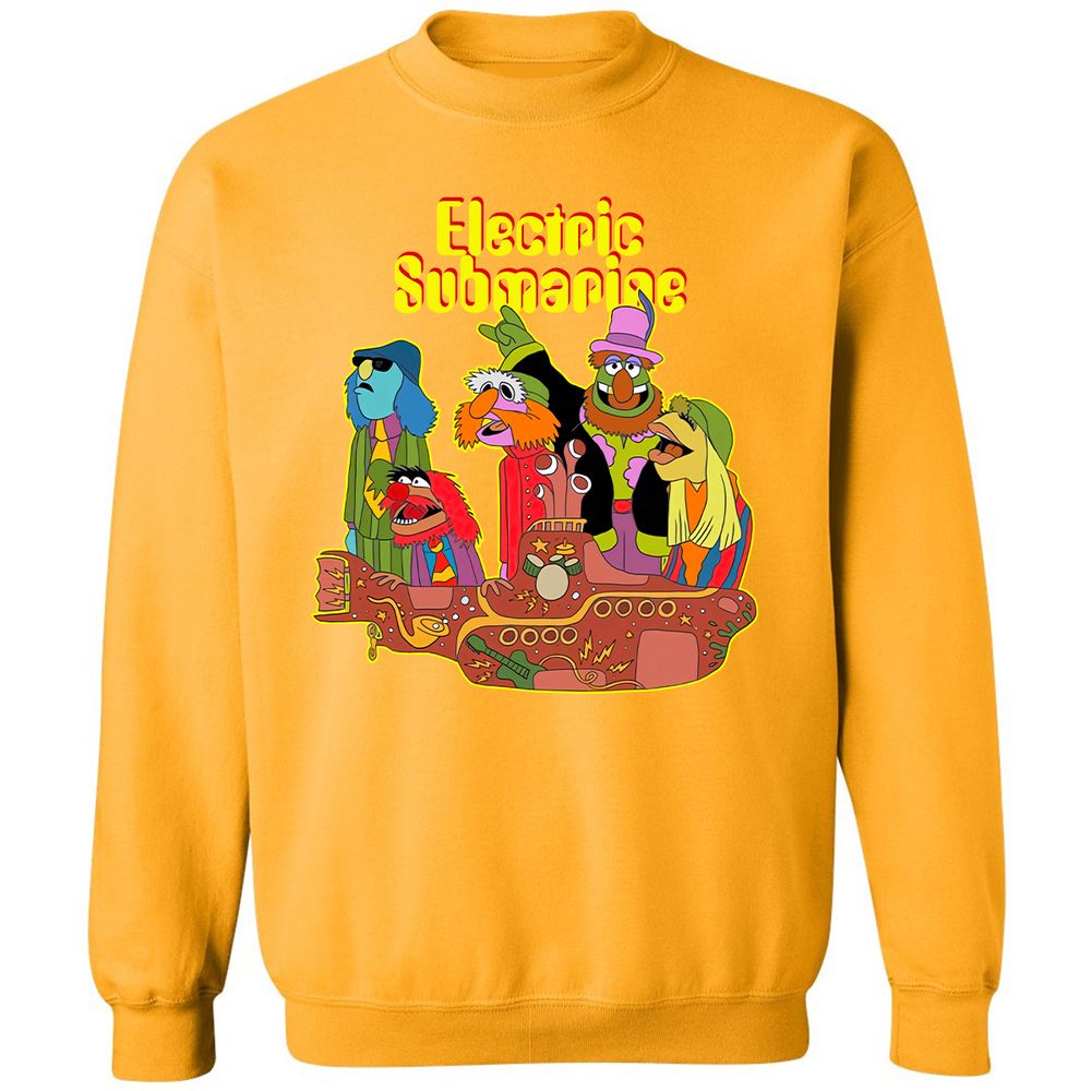 Classic Unisex Sweatshirt - 72K555H2 - Gold - 11