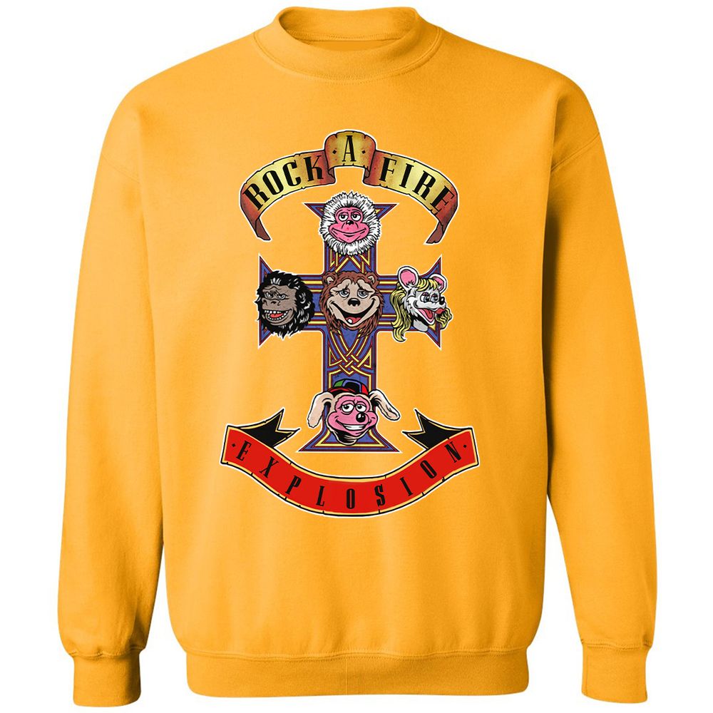 Classic Unisex Sweatshirt - RCQJ631A - Gold - 11