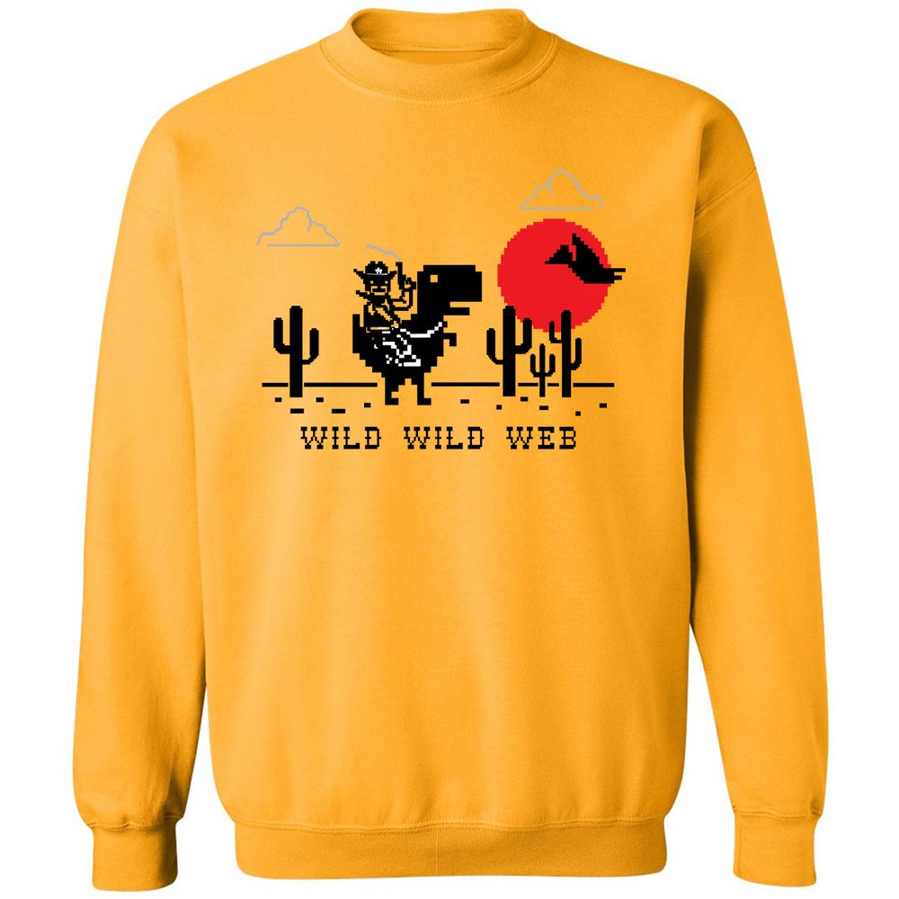 Classic Unisex Sweatshirt - YMTMZ7HW - Gold - 11