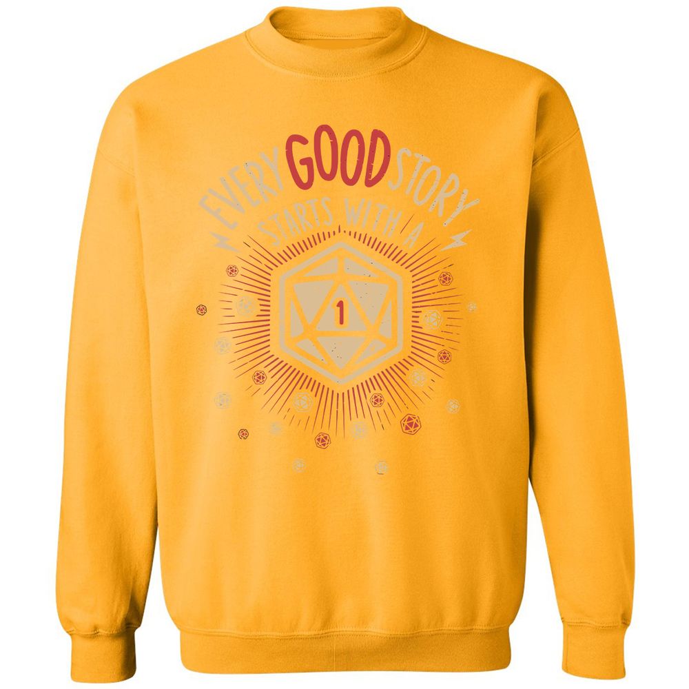 Classic Unisex Sweatshirt - Y3ZKE86D - Gold - 11
