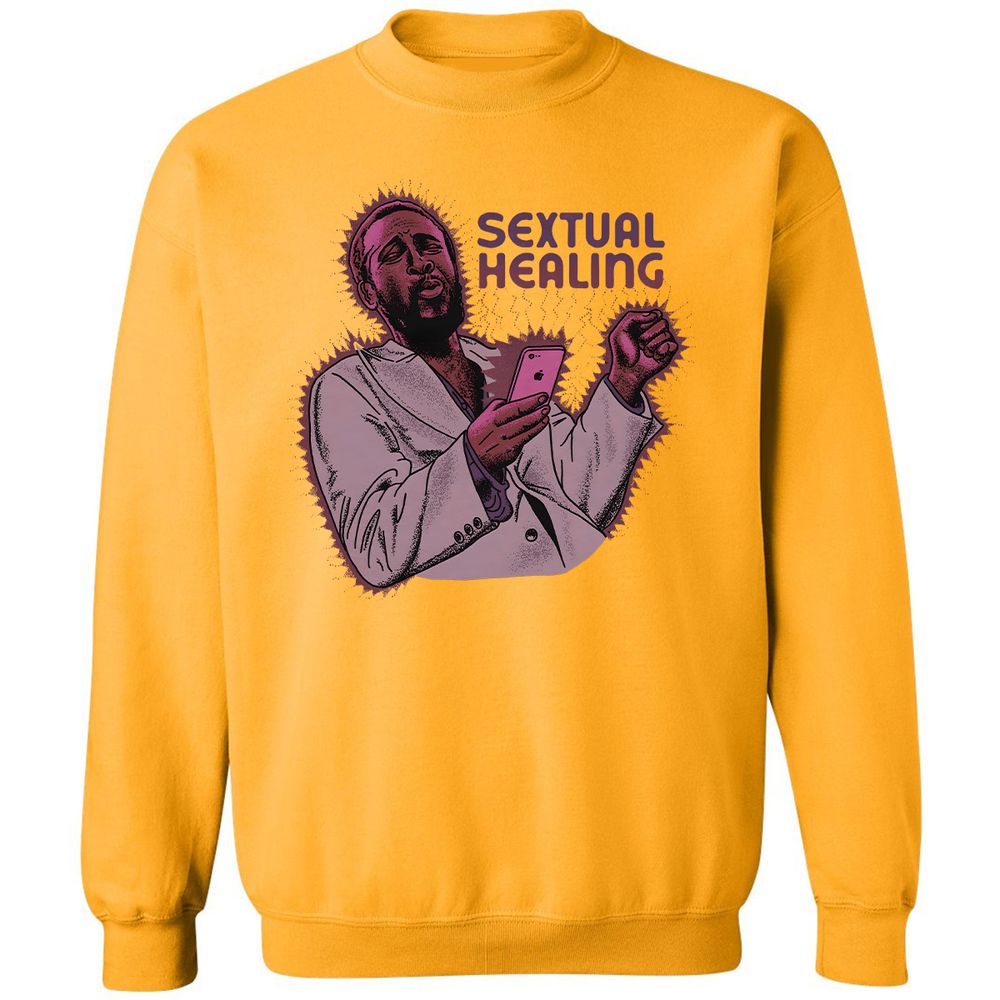 Classic Unisex Sweatshirt - 51X5DPJ8 - Gold - 11