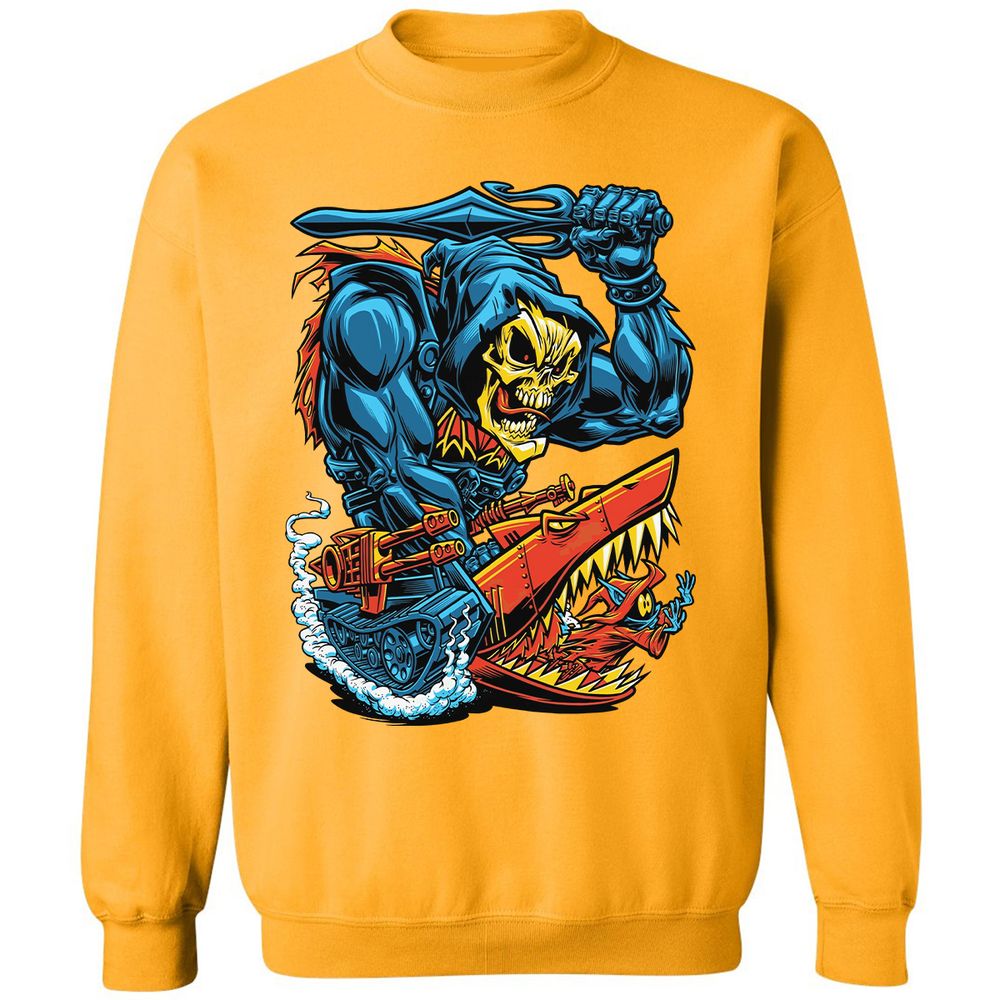 Classic Unisex Sweatshirt - 5KAV7NEE - Gold - 11