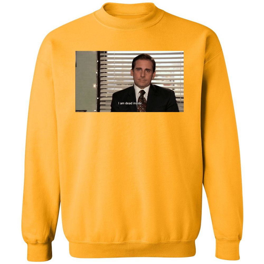 Classic Unisex Sweatshirt - QHM97YT7 - Gold - 11