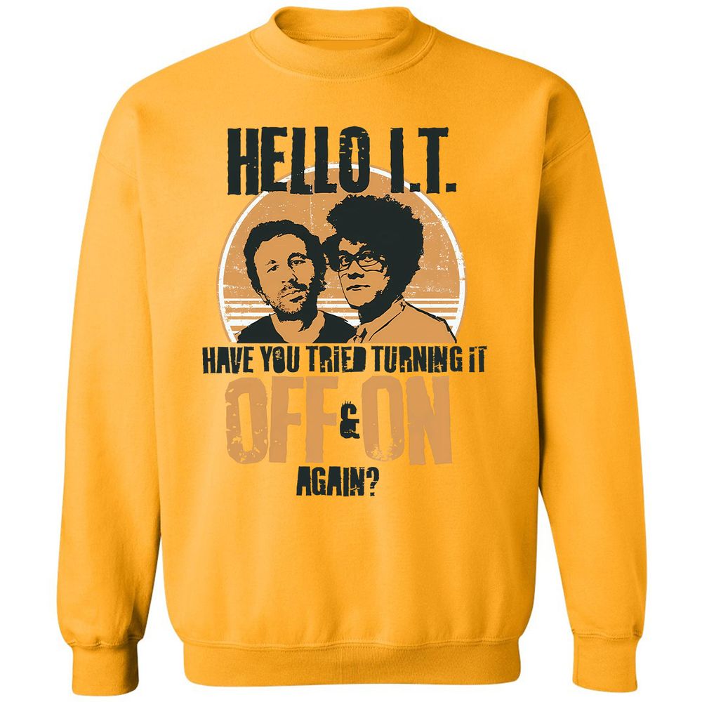 Have You Tried Turning It Off & On Again - Gold - 11