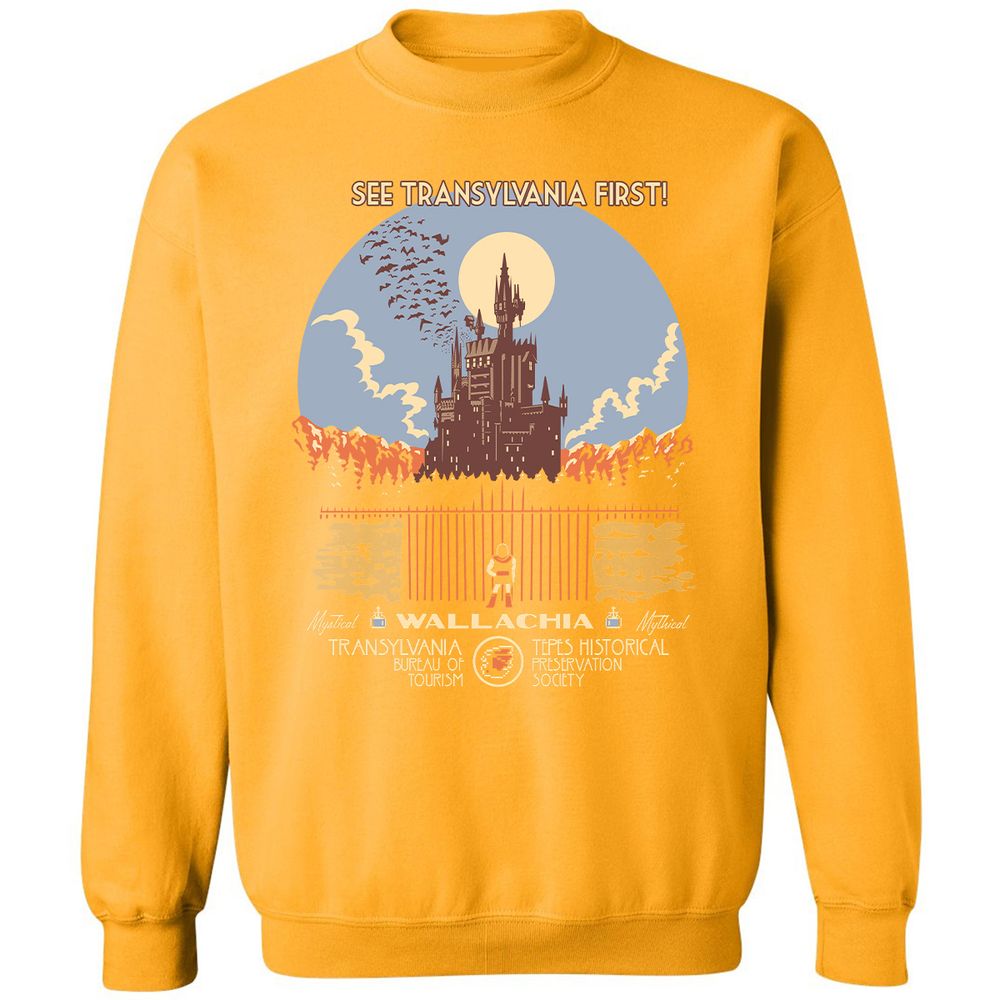 Classic Unisex Sweatshirt - T9B4YLAE - Gold - 11