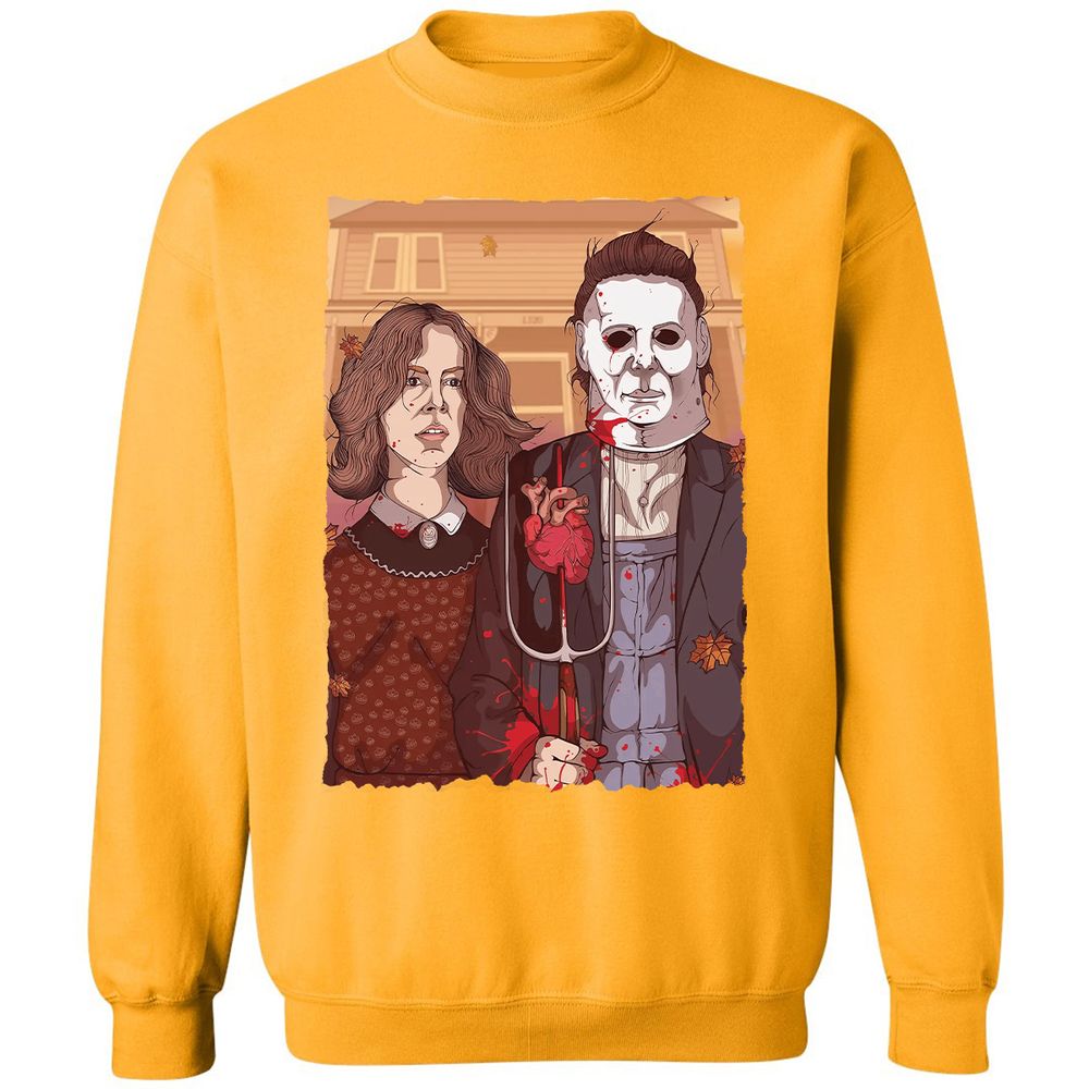 Classic Unisex Sweatshirt - Y3KF87JQ - Gold - 11