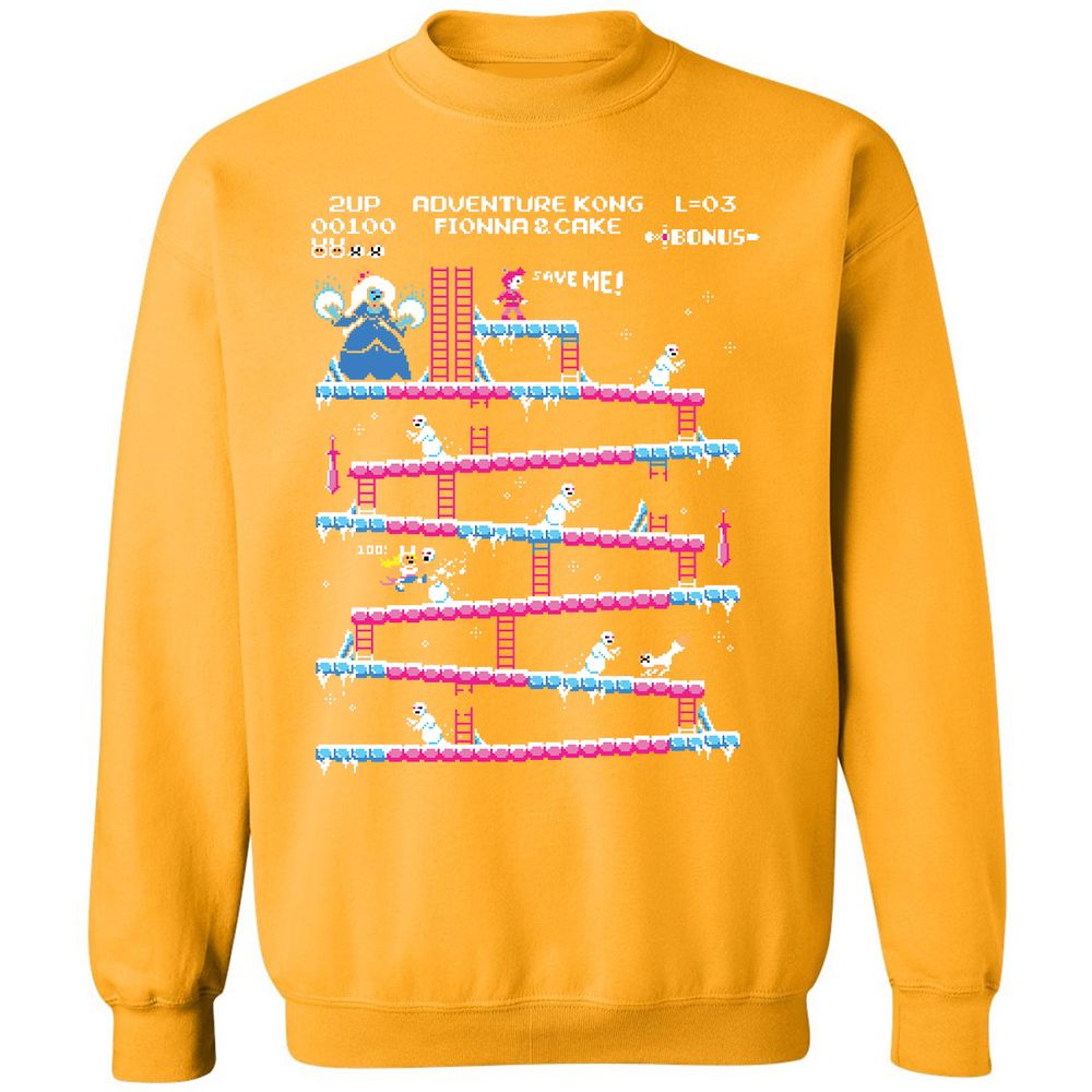 Classic Unisex Sweatshirt - D3G7648B - Gold - 11