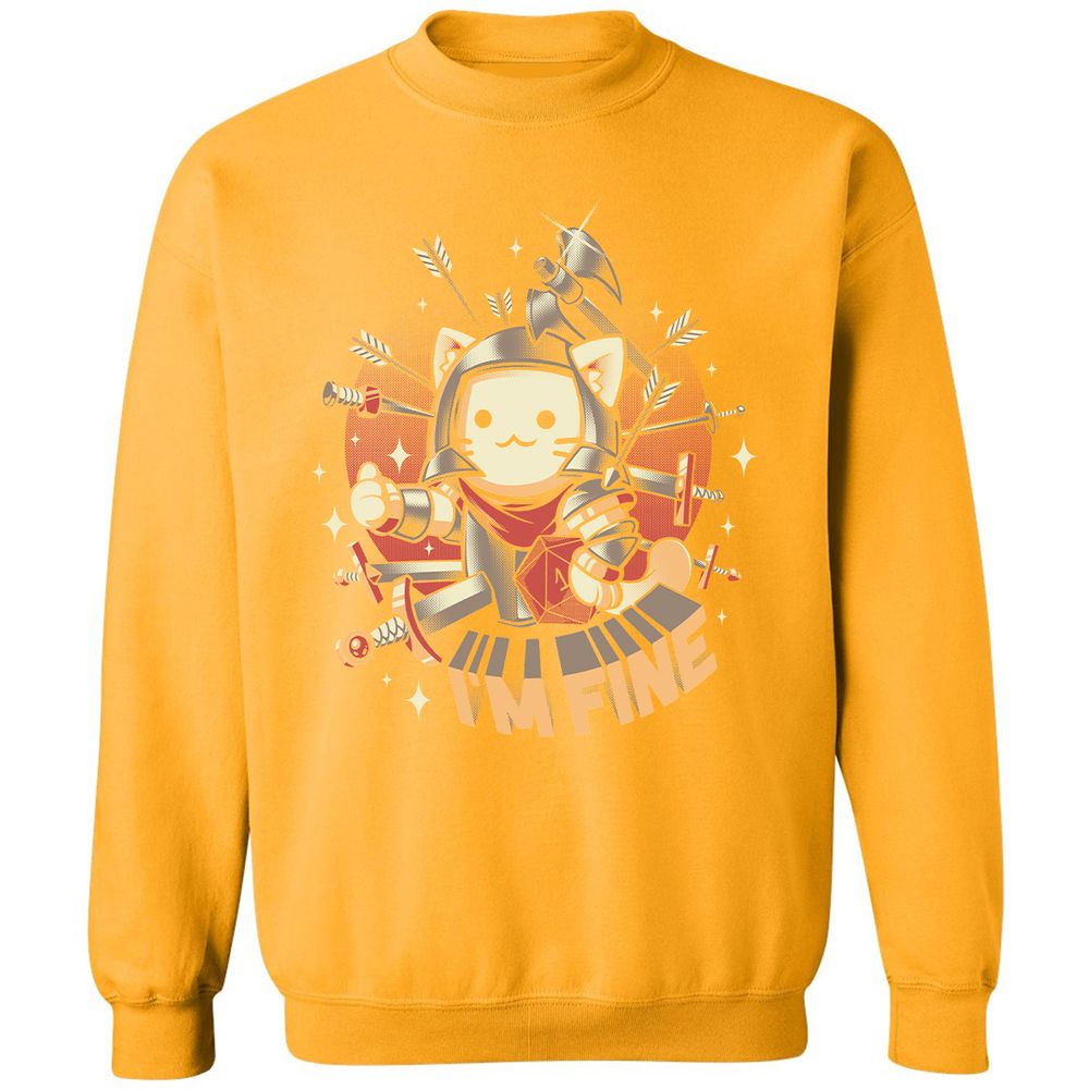 Classic Unisex Sweatshirt - SWTD5FPE - Gold - 11