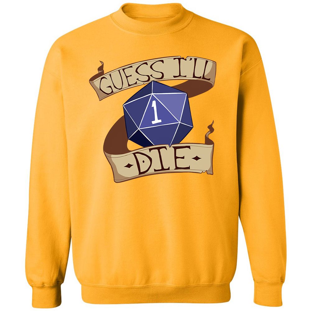 Classic Unisex Sweatshirt - A57TLB2R - Gold - 11