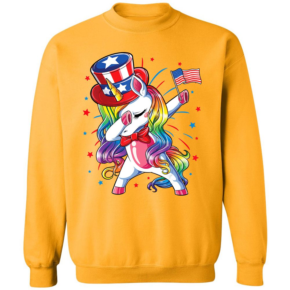 Classic Unisex Sweatshirt - YK7CVC3Z - Gold - 11