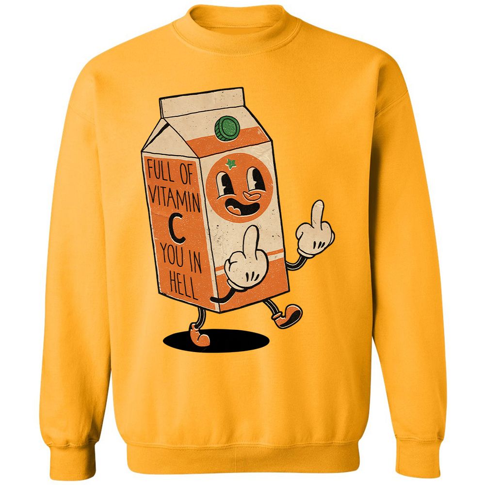 Classic Unisex Sweatshirt - KNNJH3KE - Gold - 11