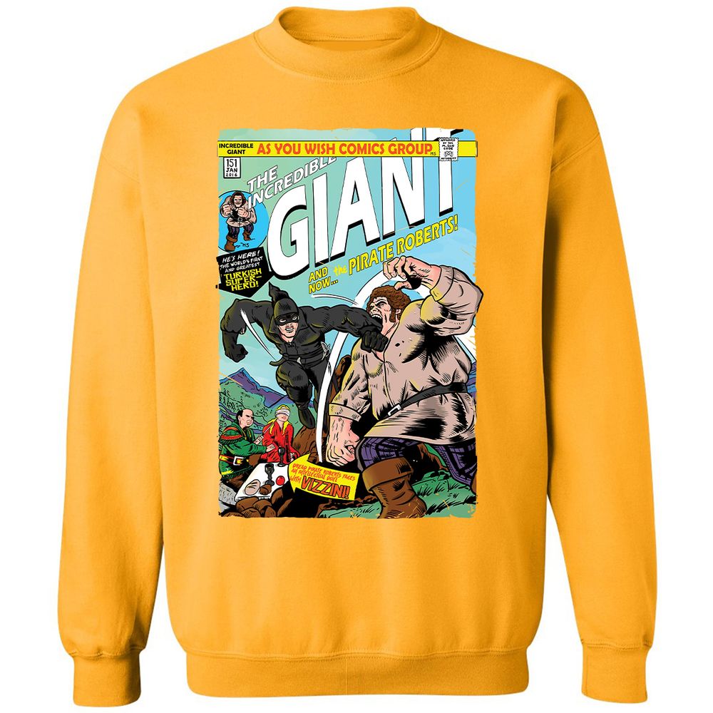 Classic Unisex Sweatshirt - 5U1ZE32Q - Gold - 11
