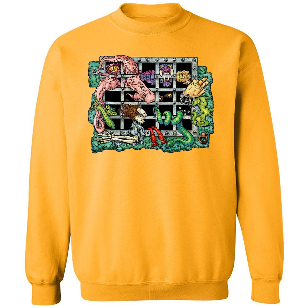 Classic Unisex Sweatshirt - C1EXV85L - Gold - 11