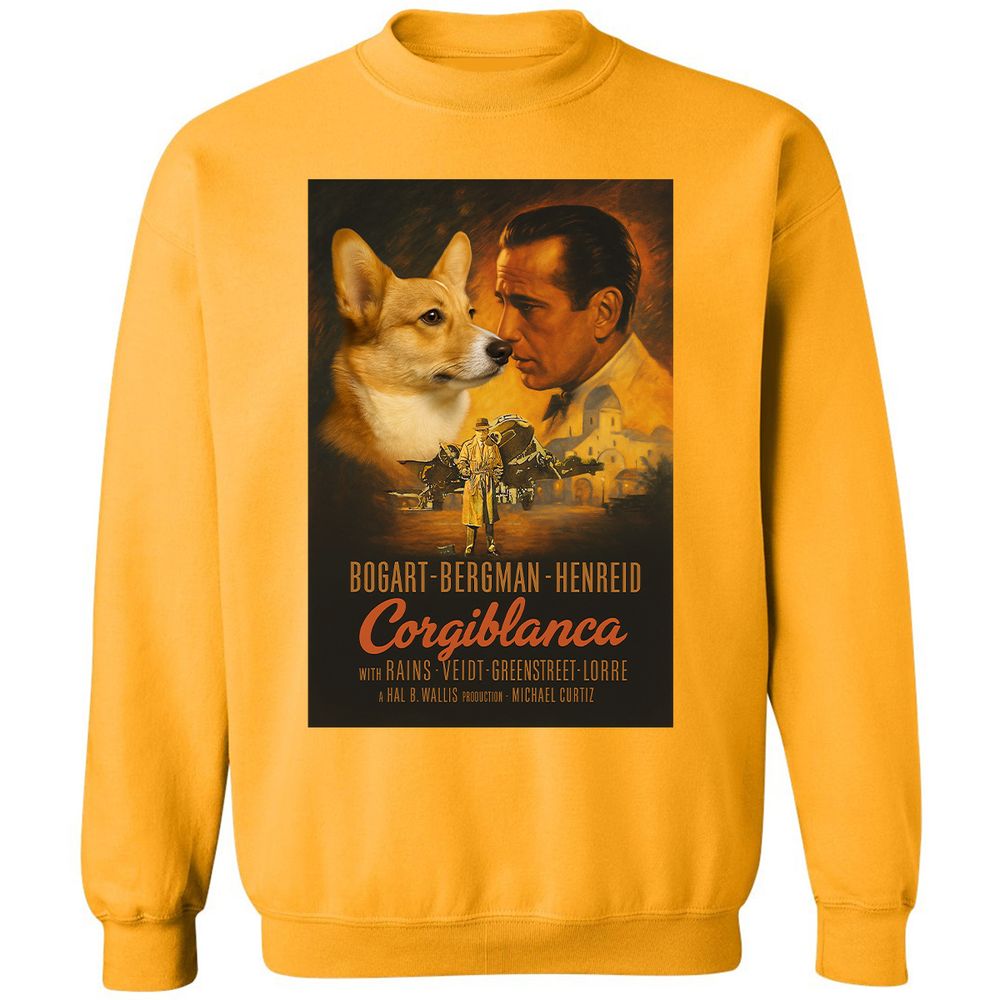 Classic Unisex Sweatshirt - UJ4RNZRB - Gold - 11