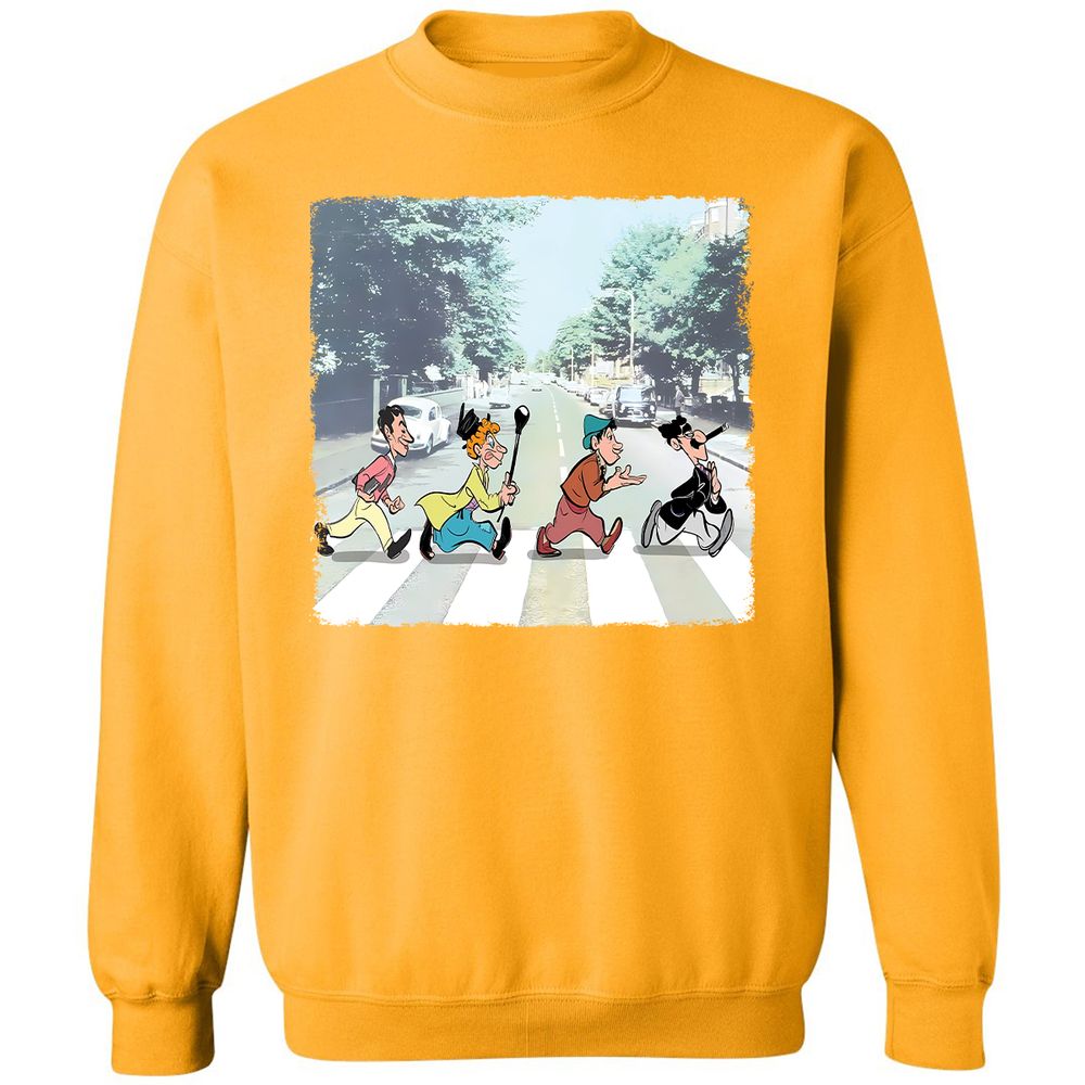 Classic Unisex Sweatshirt - T97VWCQU - Gold - 11