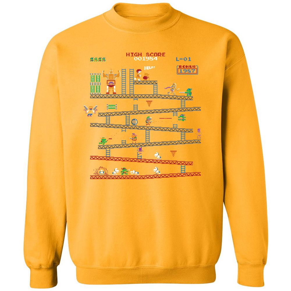 Classic Unisex Sweatshirt - K6S58CY1 - Gold - 11