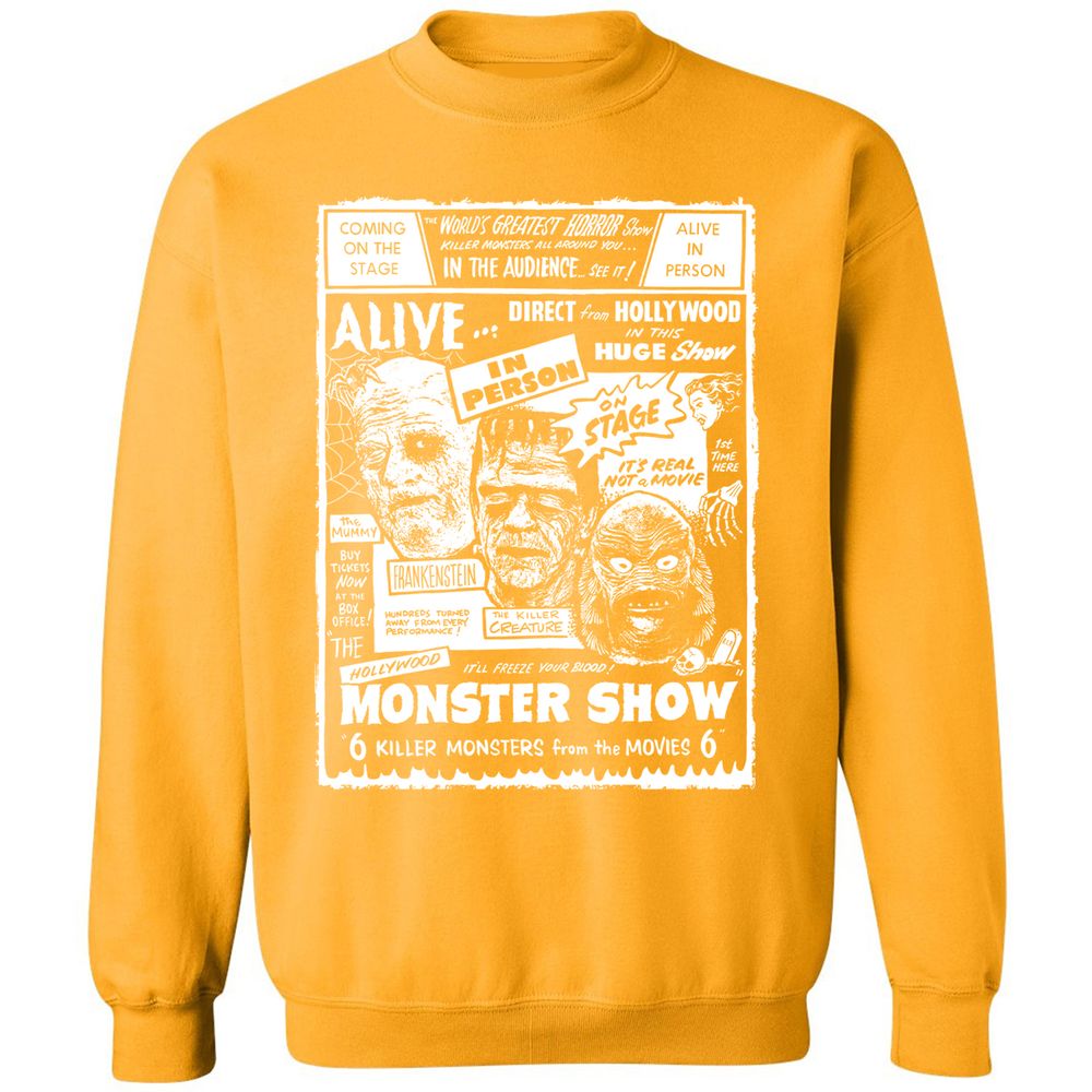 Classic Unisex Sweatshirt - 4ATNLTMD - Gold - 11