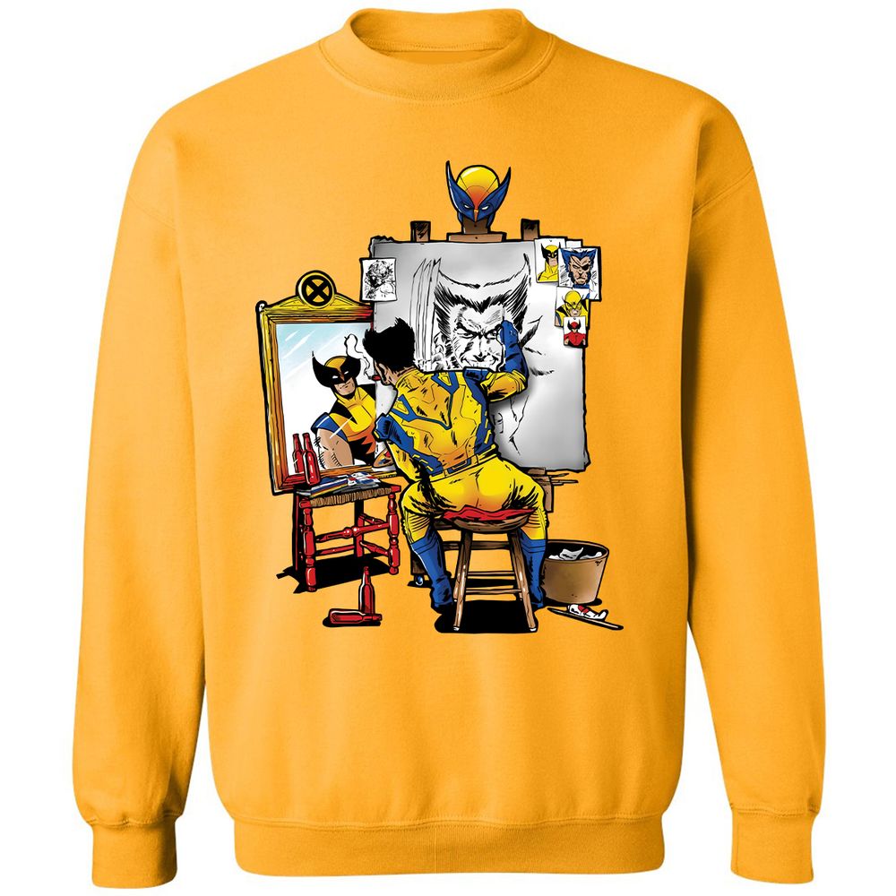 Classic Unisex Sweatshirt - 8WF791JR - Gold - 11