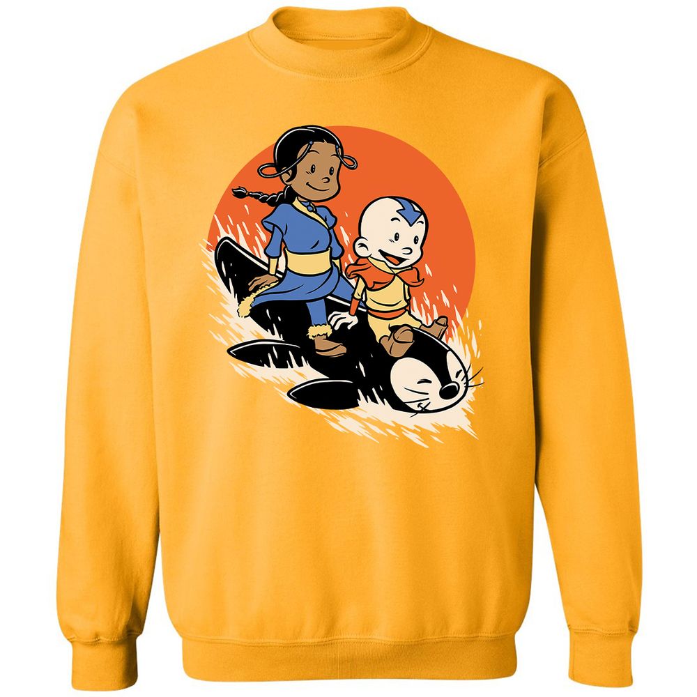 Classic Unisex Sweatshirt - P32EL6J3 - Gold - 11