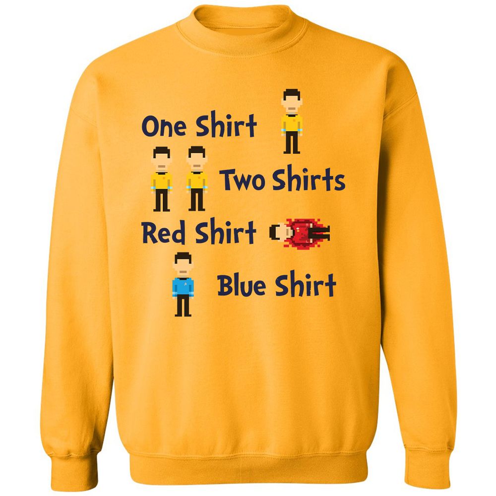 Red Shirt, Blue Shirt - Gold - 11