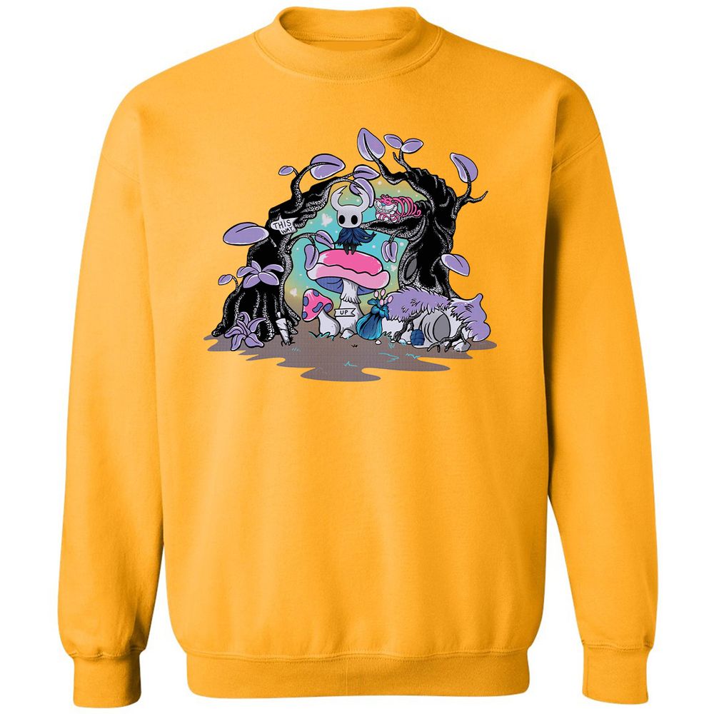 Classic Unisex Sweatshirt - R7AK8T3S - Gold - 11