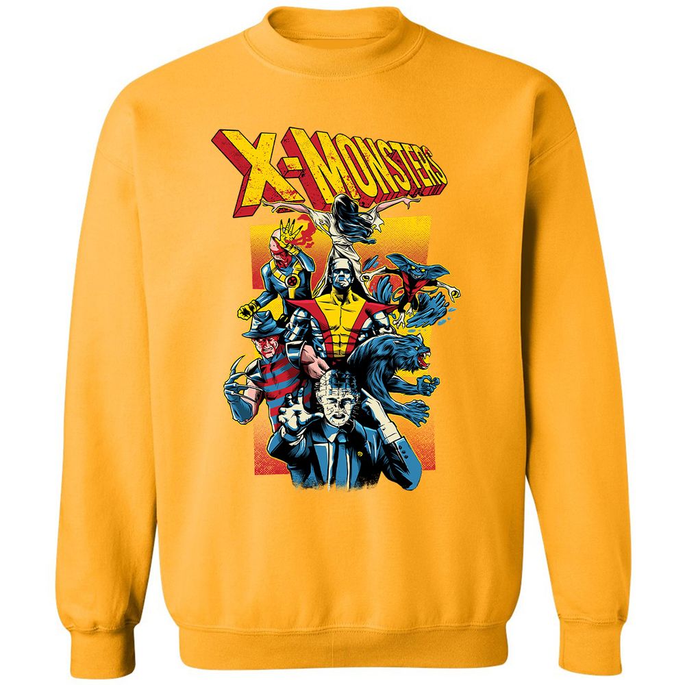 Classic Unisex Sweatshirt - X5UQ8TN9 - Gold - 11