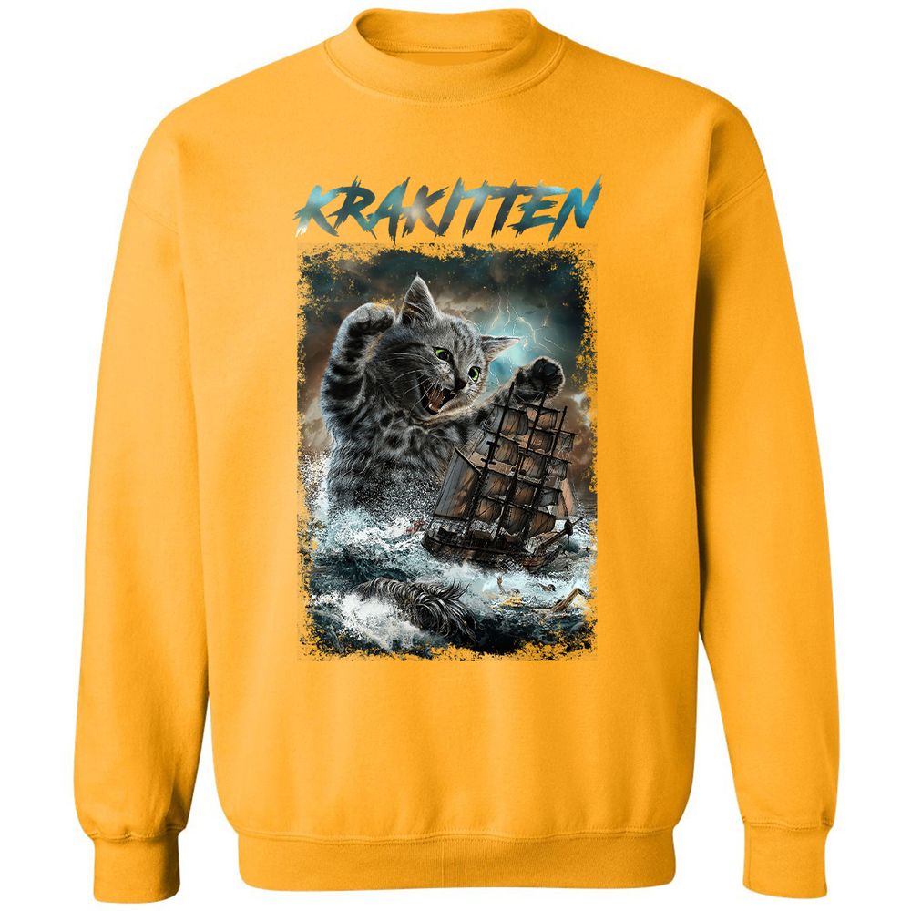 Classic Unisex Sweatshirt - 255ZG5QG - Gold - 11