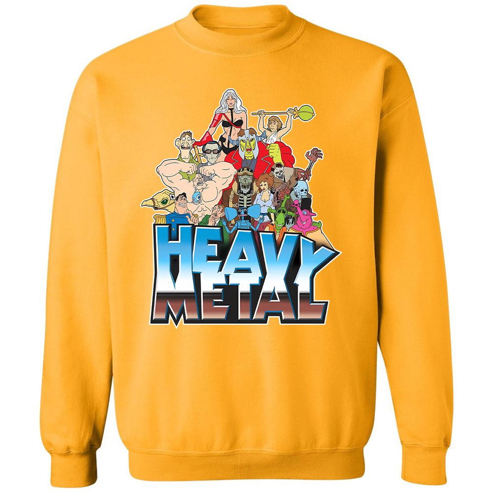 Classic Unisex Sweatshirt - ZX7BTG6D - Gold - 11