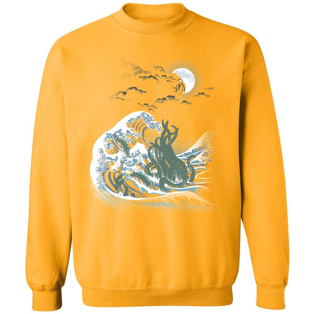 Classic Unisex Sweatshirt - E6WTF5RT - Gold - 11