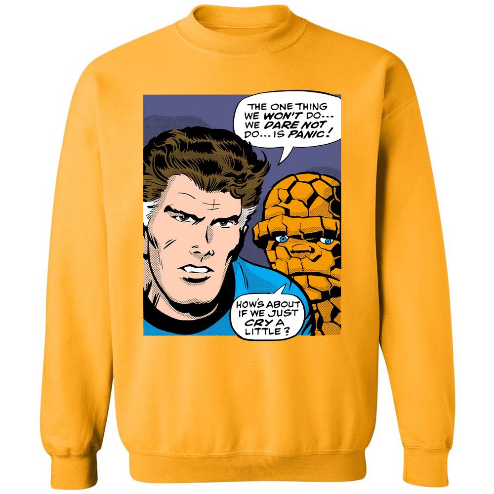 Classic Unisex Sweatshirt - CWPWJZ3Z - Gold - 11